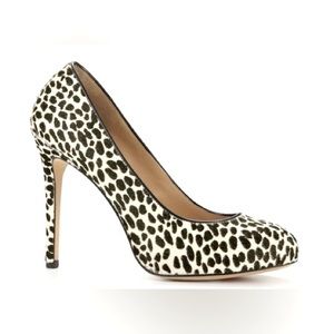 Ann Taylor Pony Hair Animal Print Cheetah Pumps Heels
